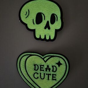 Dead Cute GLOW Hair Clip Set
